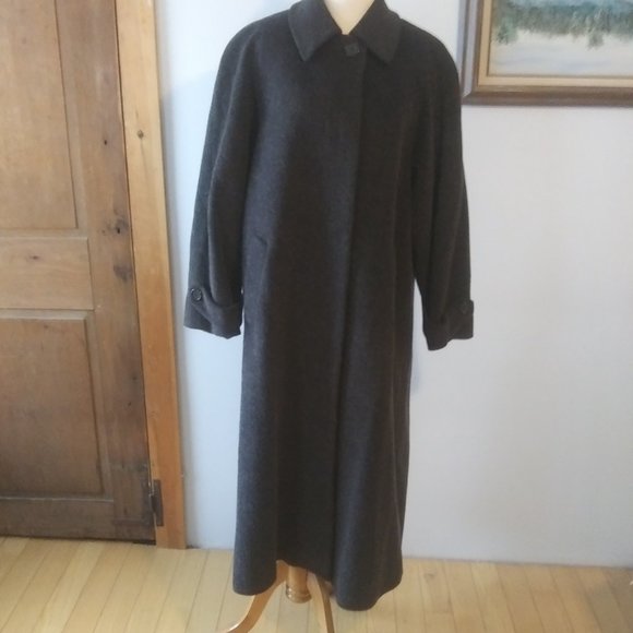 Jones New York long coat classic  wool mohair blend size 6 - Picture 15 of 15